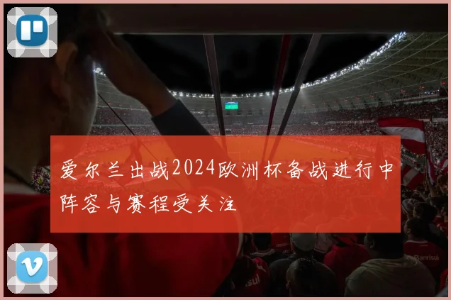 爱尔兰出战2024欧洲杯备战进行中阵容与赛程受关注